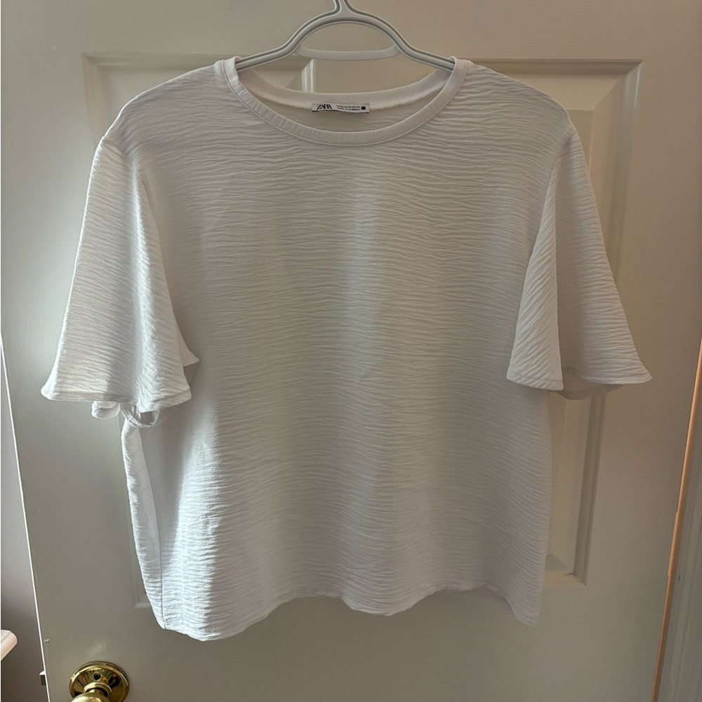 Women’s white Zara top size size small